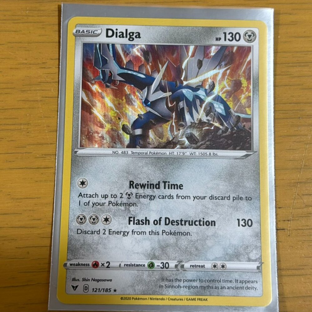 Pokémon Dialga Card - SWSH04: Vivid Voltage (SWSH04) - Holo Rare - Brand New